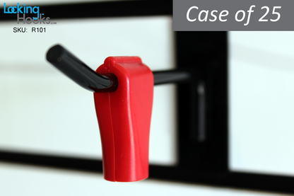 6mm Red StopLocks (Plain) – Case of 25
