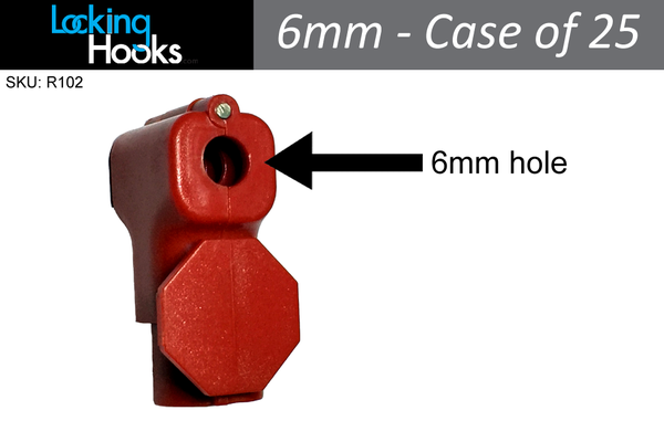 Red StopLocks (Plain) – Case of 25